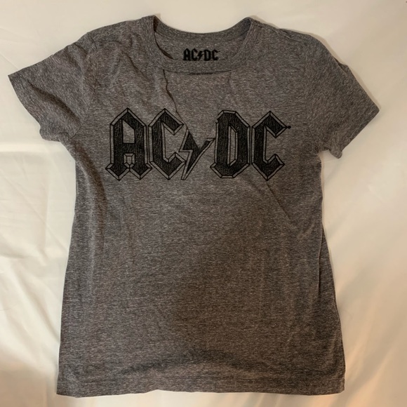 ac dc v neck t shirt